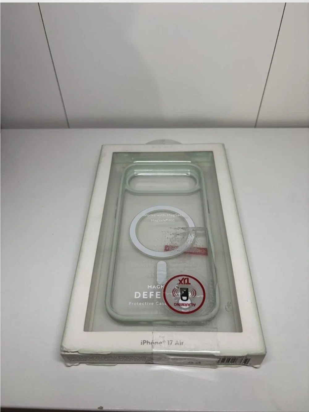 iPhone 17 Air MVMT Mint Green MagSafe-Compatible Defender Case with Clear Back
